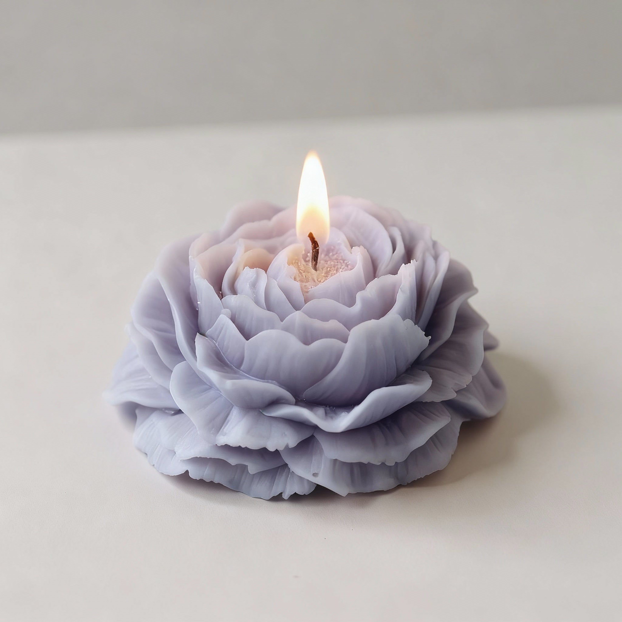 Peony Flower Scented Candle – Elegant Decorative Gift