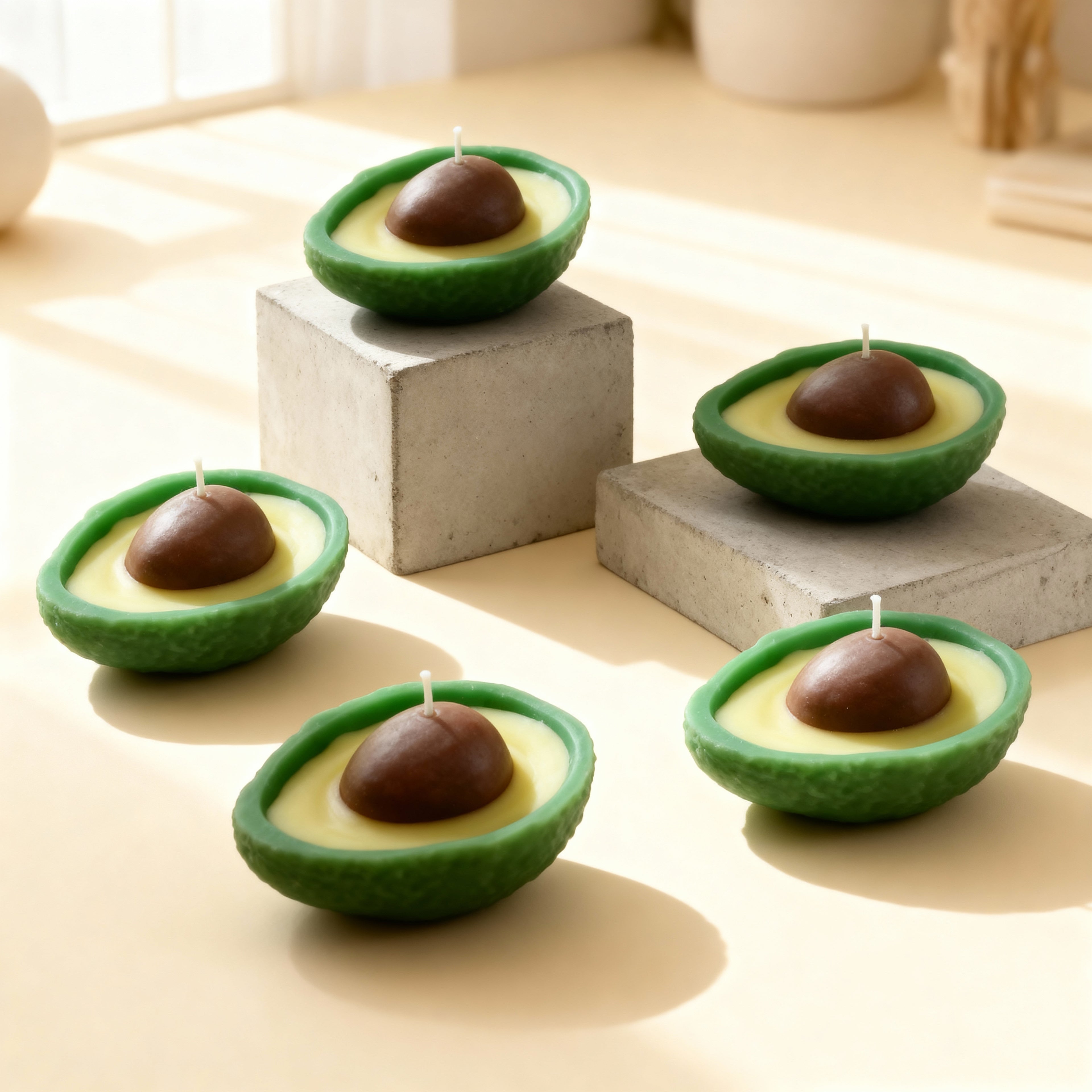 Imitation Avocado Aromatherapy Candle